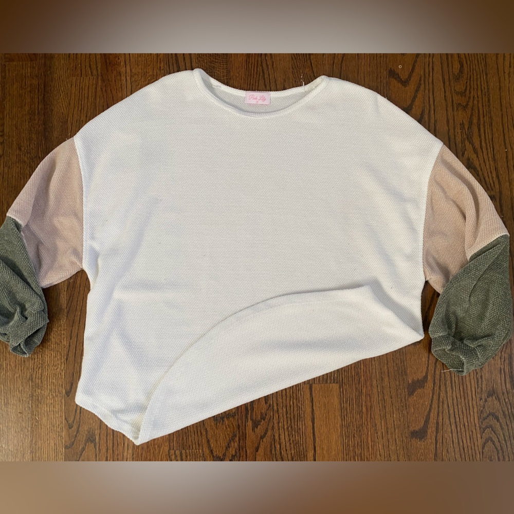 Women's color block sweater